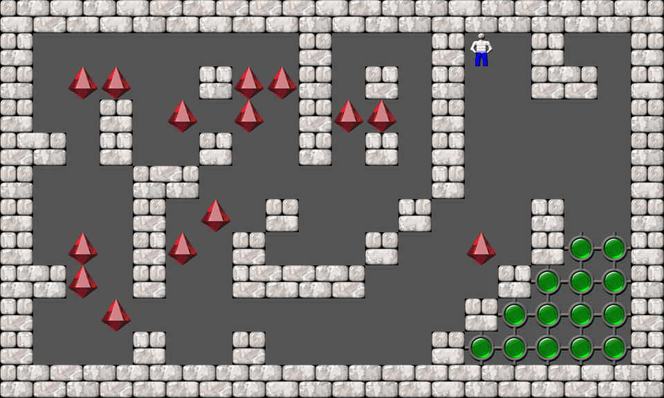 Sokoban Mass Remodel level 1266